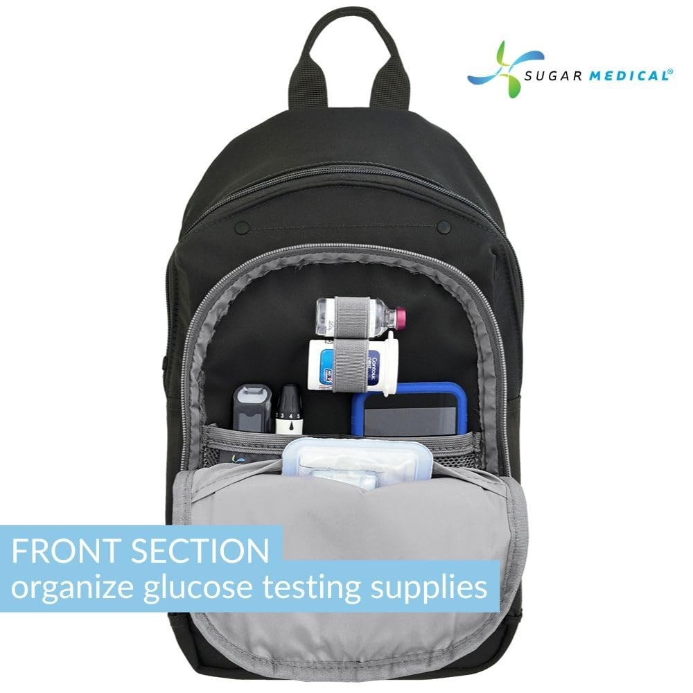 Insulated Diabetes Sling Backpack | Diabetic Travel Supplies & Care Products
