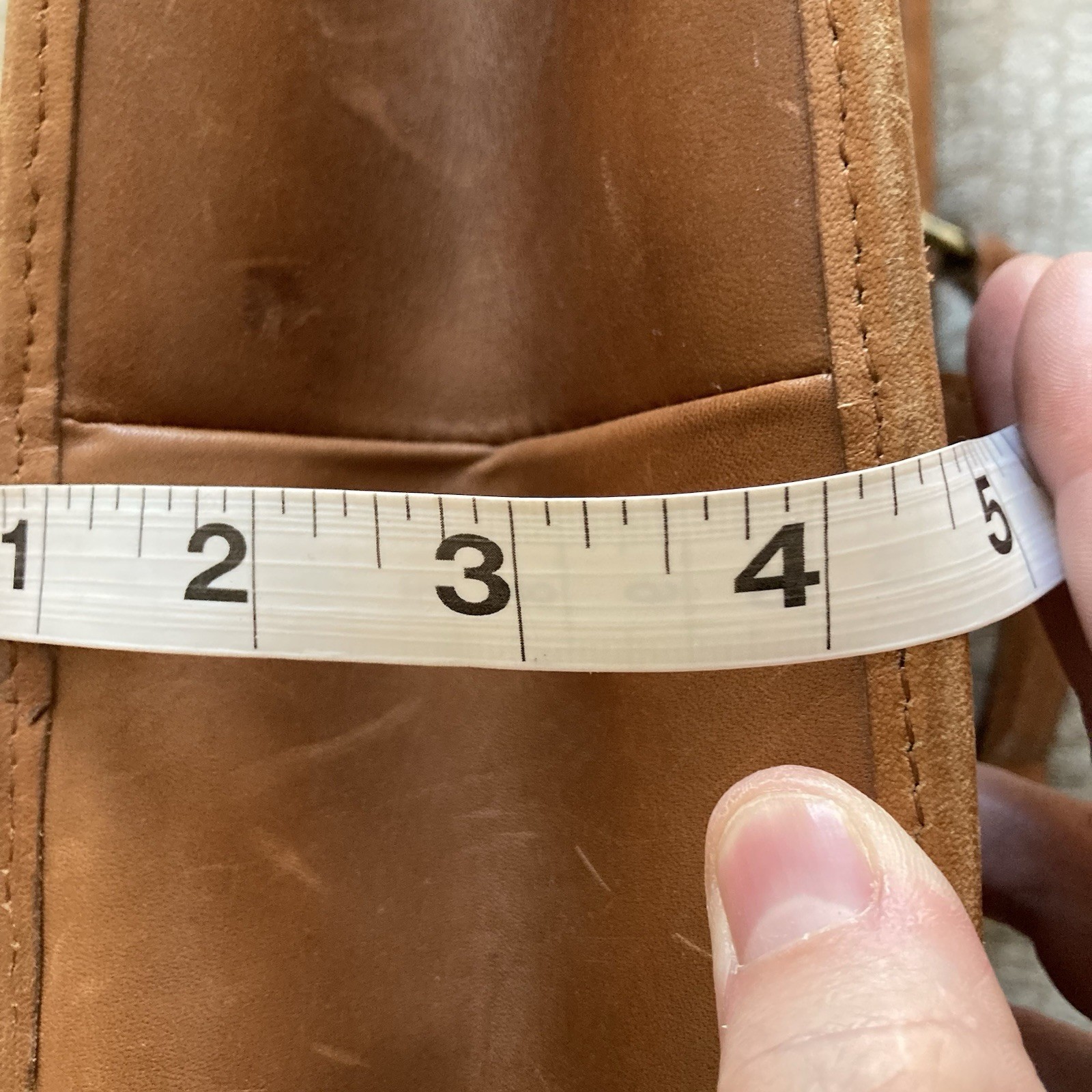 Vtg LL Bean Brown Leather Briefcase Attaché Organizer 17” x 12.5” Business Folio