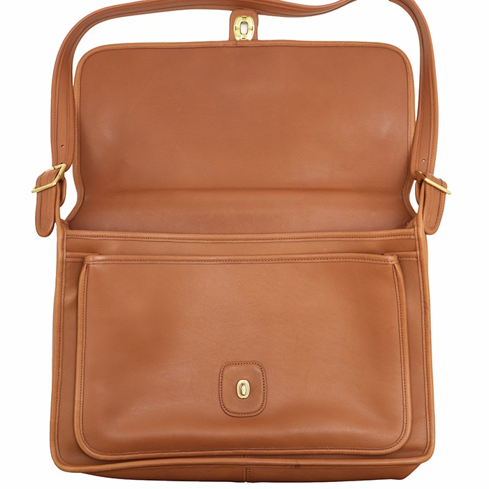 COACH Shoulder Bag Old Coach Vintage M9N-5180 Men Metropolitan Turnlock Brown