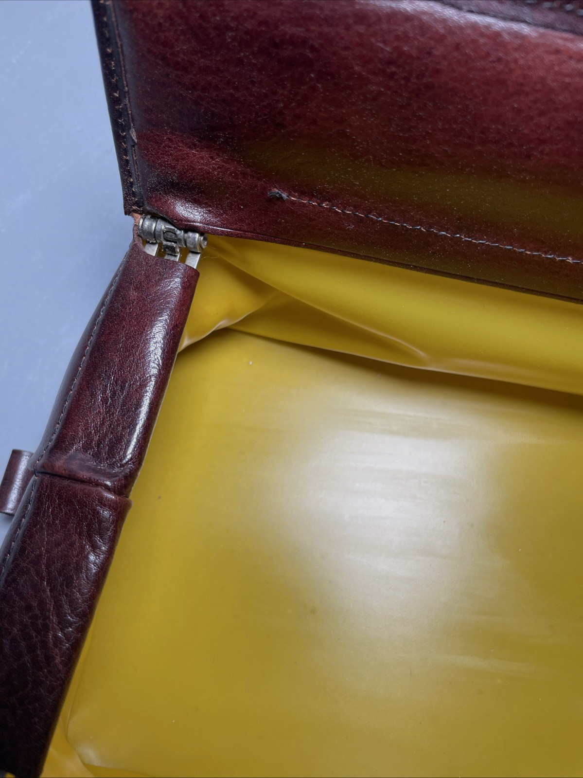 Vintage Bosca UtiliKit Bag Leather Toiletry Travel Kit 10”