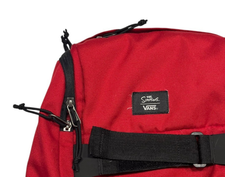 VANS OFF THE WALL Red/Black BART SIMPSON x EL BARTO BACKPACK Skateboard Gym Bag