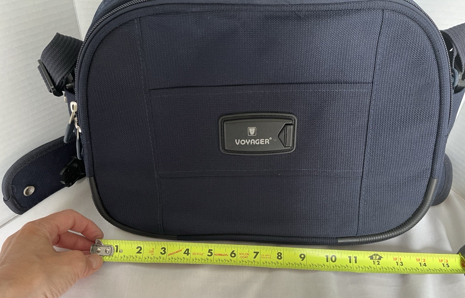 Voyager Navy Bag Luggage Bag Zip Closure Adjustable Shoulder Strap Hand Carry