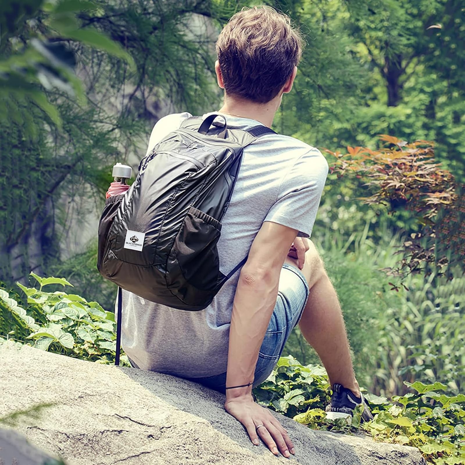Small Backpack 18l Lightweight Packable Backpack For Travel Airplane Travel Hiki