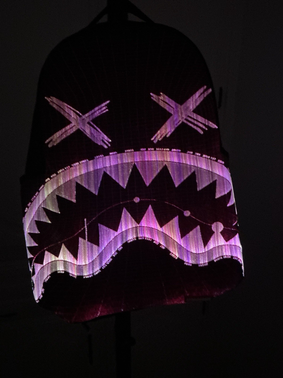 Sprayground Vaporwave Fiber Optic Backpack Limited Edition 2026 Authentic