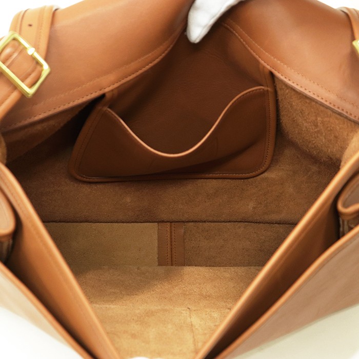 COACH Shoulder Bag Old Coach Vintage M9N-5180 Men Metropolitan Turnlock Brown