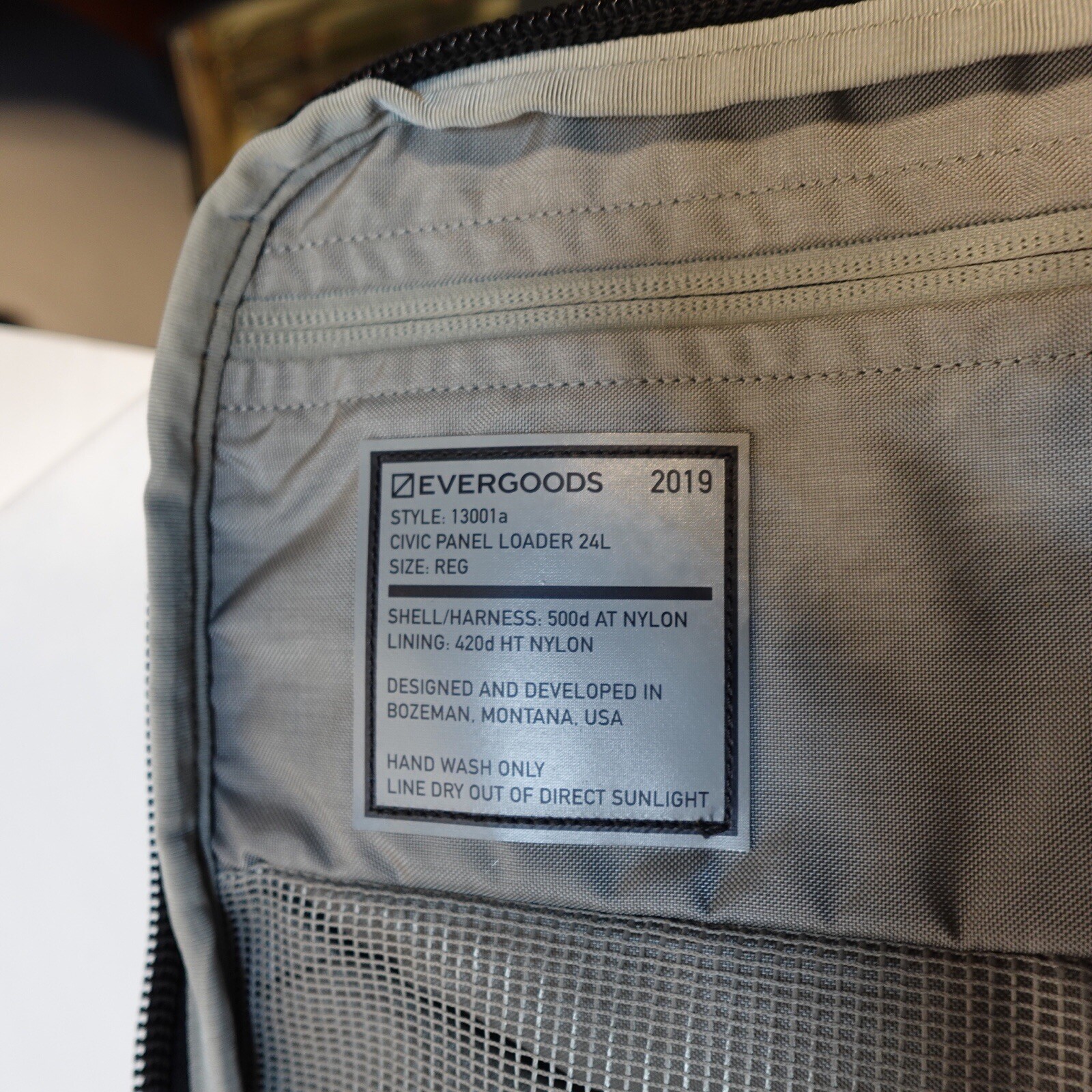 Evergoods 13001A CPL24 Civic Panel Loader 24L Backpack black 2019