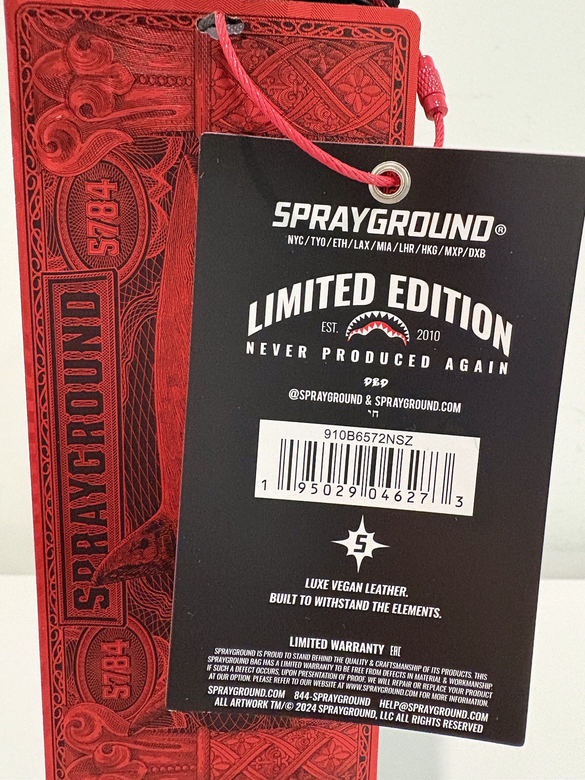 Sprayground Atomic Vapor Shark Limited Edition Messenger Sling