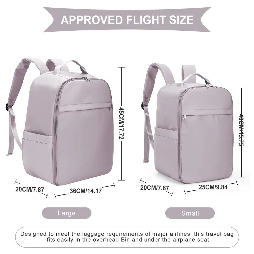 Hand Luggage Travel Backpack 40x20x25 Cabin Carry On Lightweight Airplane Bag