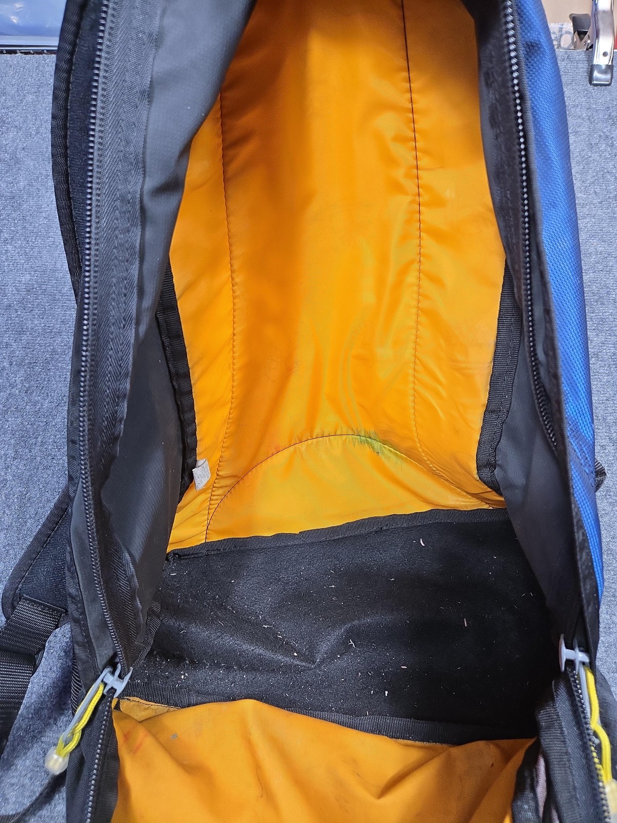 Timberland Backpack Mens Blue Black Yellow Outdoor Hiking School Travel Bag
