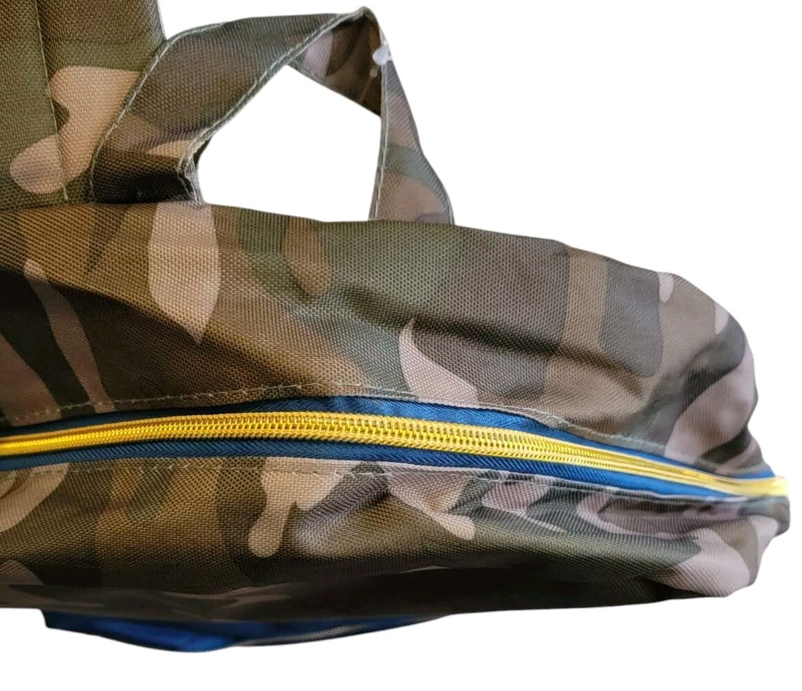 NWT Bubba Gump Shrimp Co. Camouflage Backpack 100% Polyester