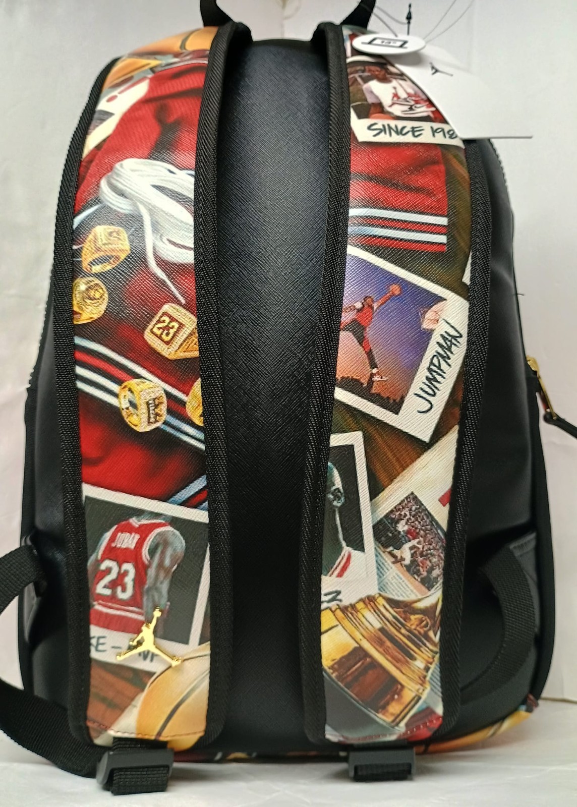 Nike Air Jordan Retro Collage Backpack School Bag Red Black 23 Jumpman NWT