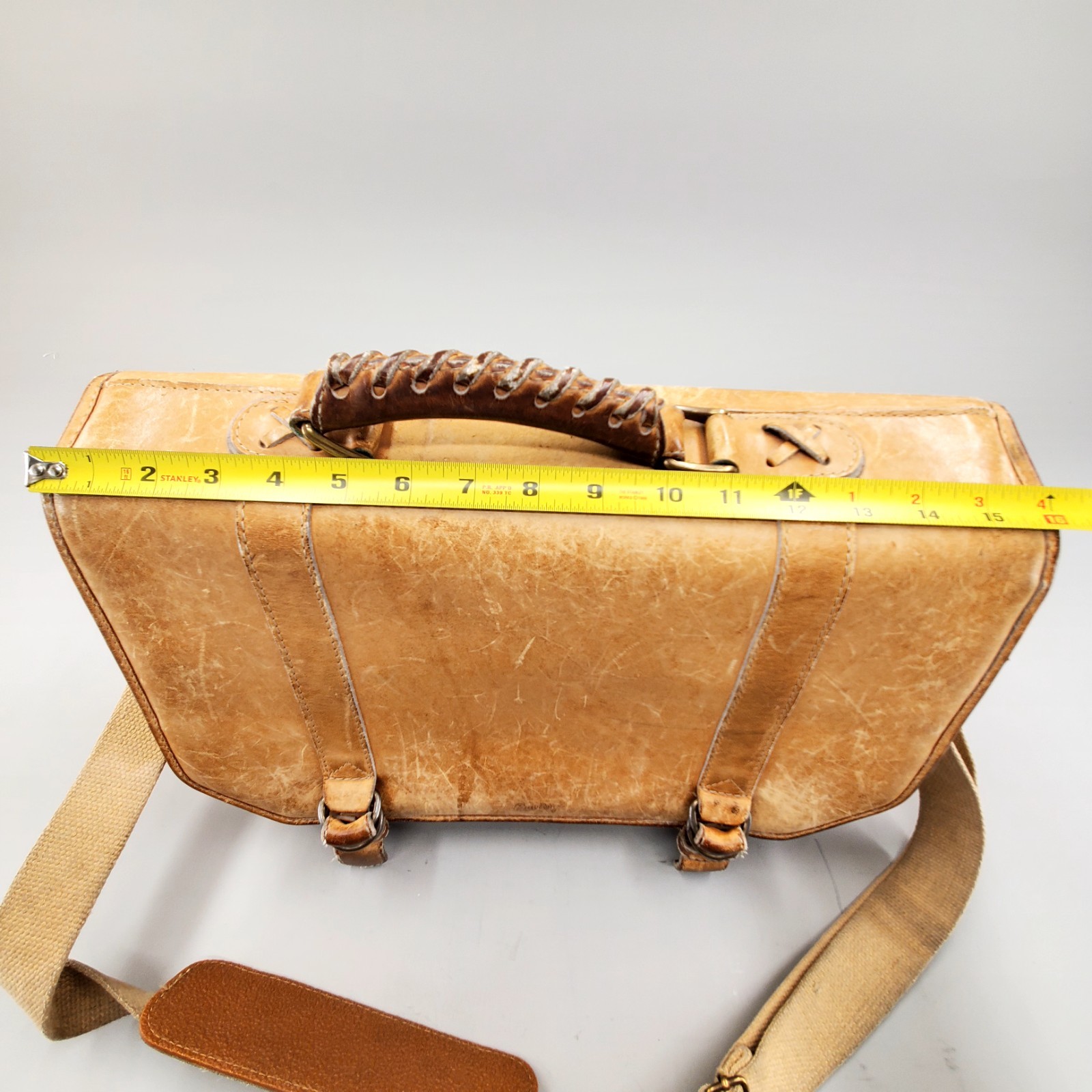 Vintage Rawlings Baseball Glove Leather Numbered Briefcase Messenger Bag RARE