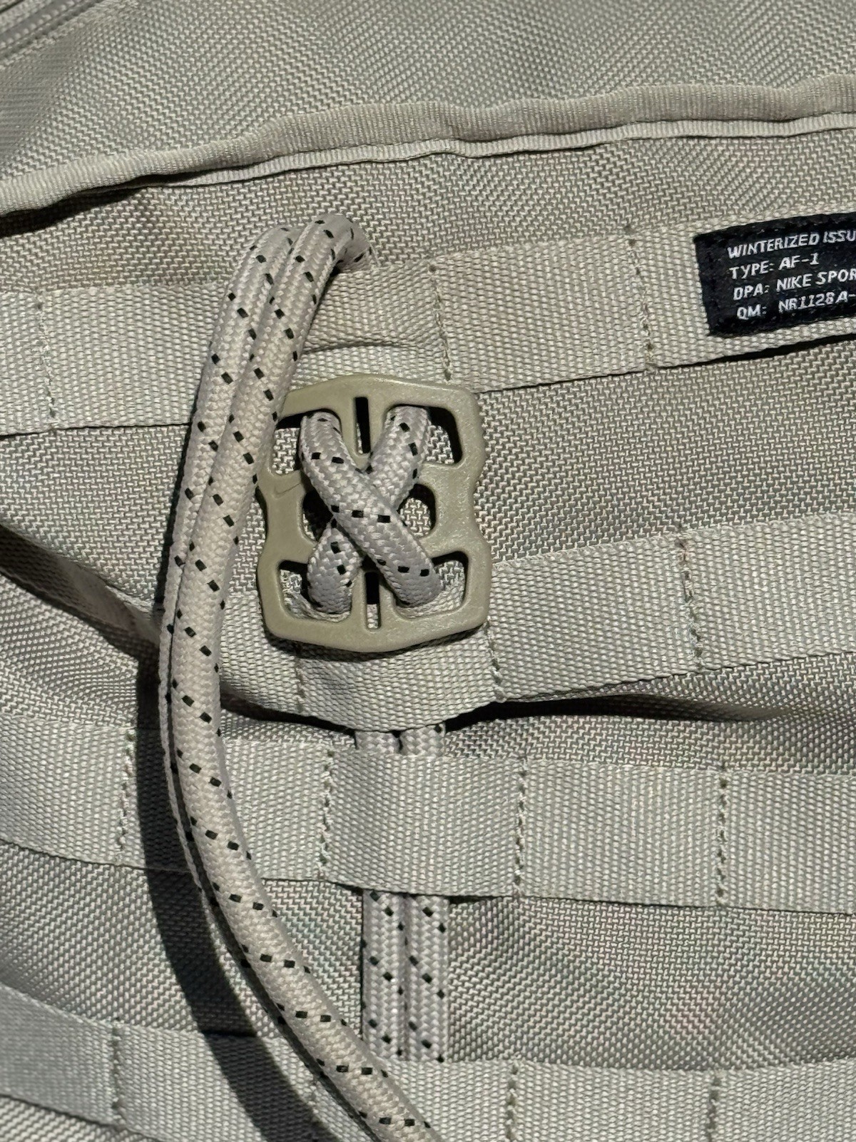 Nike AF-1 Tote Bag Clay Color Equipment Zip Gym Bag