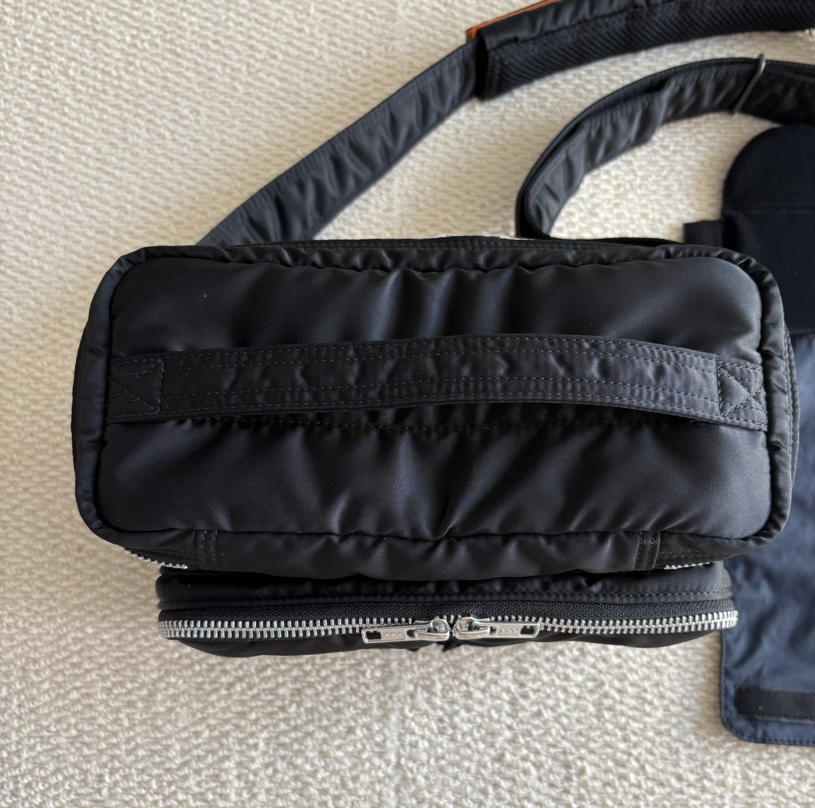 Porter Tanker Camera Bag Black Nylon Twill Padded Used Excellent Condition Japan