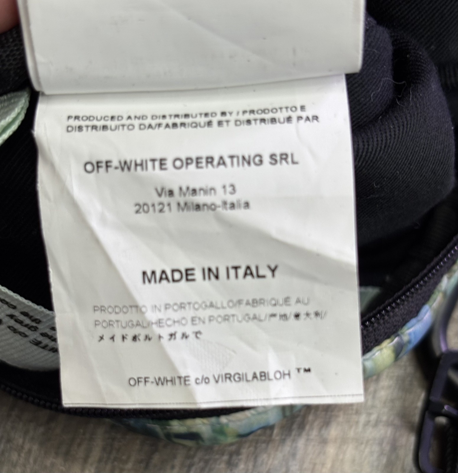 OFF-WHITE c/o VIRGIL ABLOH “Lake Hip Bag” – Impressionist Art Edition