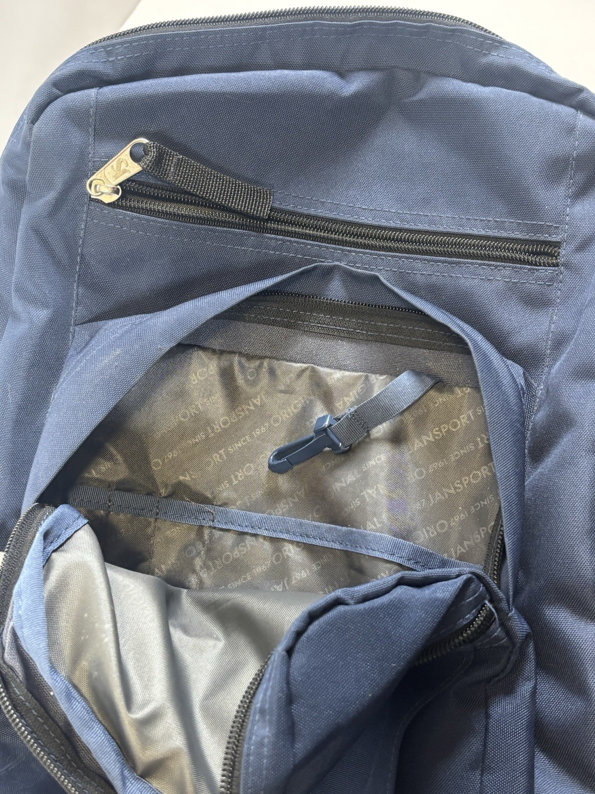 JanSport Big Student Large Backpack Style Navy Blue JS0A47JK
