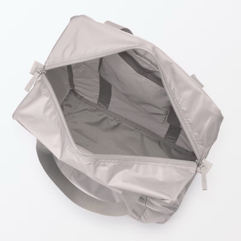 MUJI Foldable water-repellent vertical 32L Boston bag from Japan