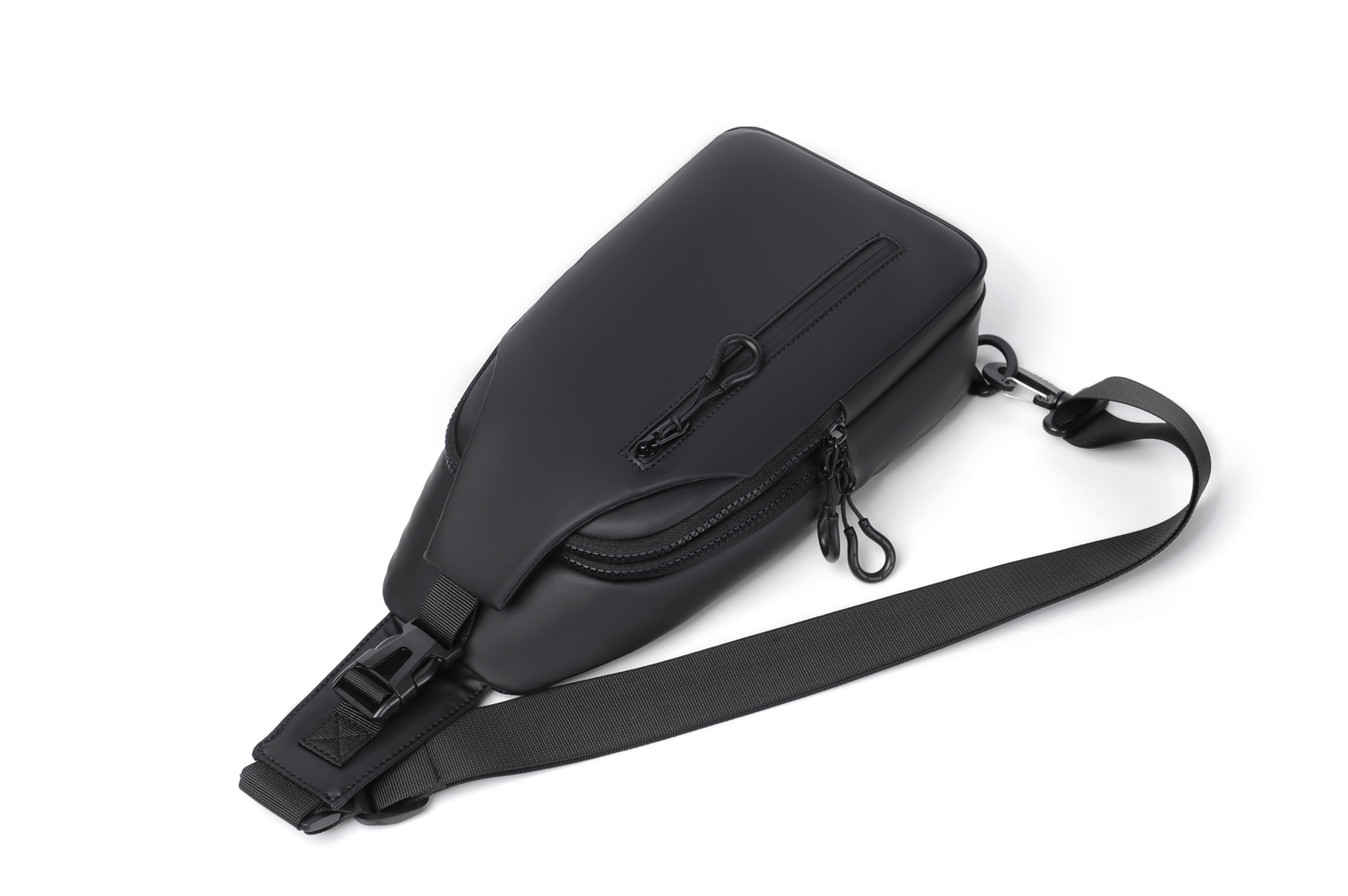 Men’s Sling Backpack Waterproof Anti-theft Shoulder Crossbody Bag Chest USB Port