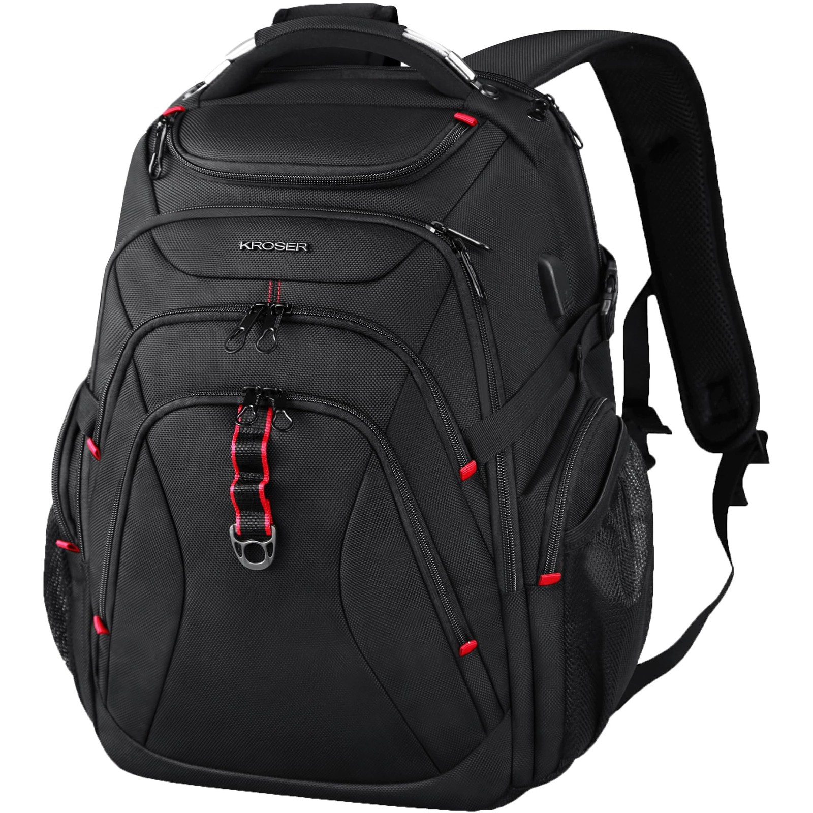 Travel Laptop Backpack 17.3 Inch XL Computer Backpack with Hard Shell Saferoo…