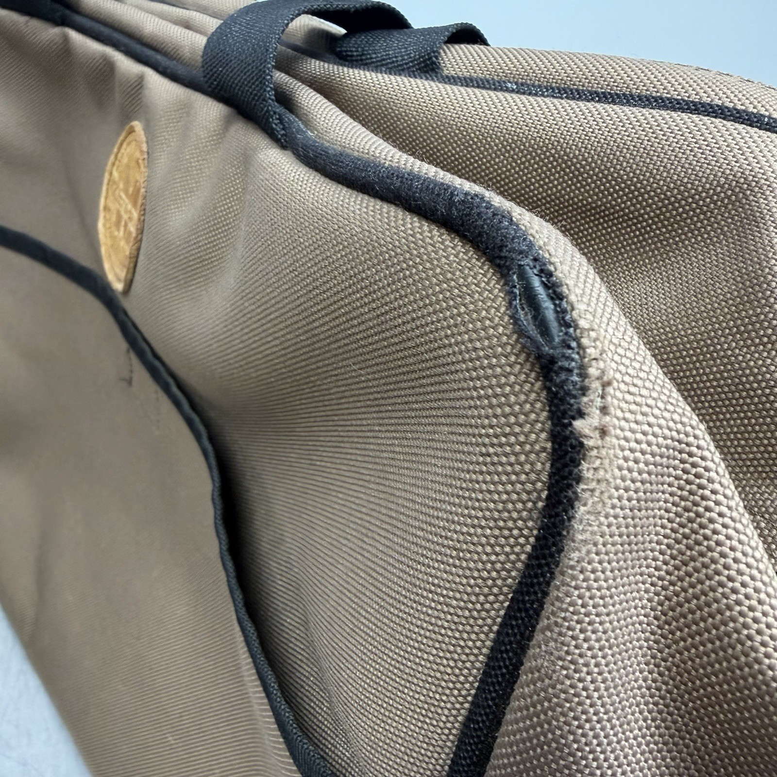 Duluth Trading Co Master Series Brown Canvas Journeyman Tool Bag w/ Padded Sling