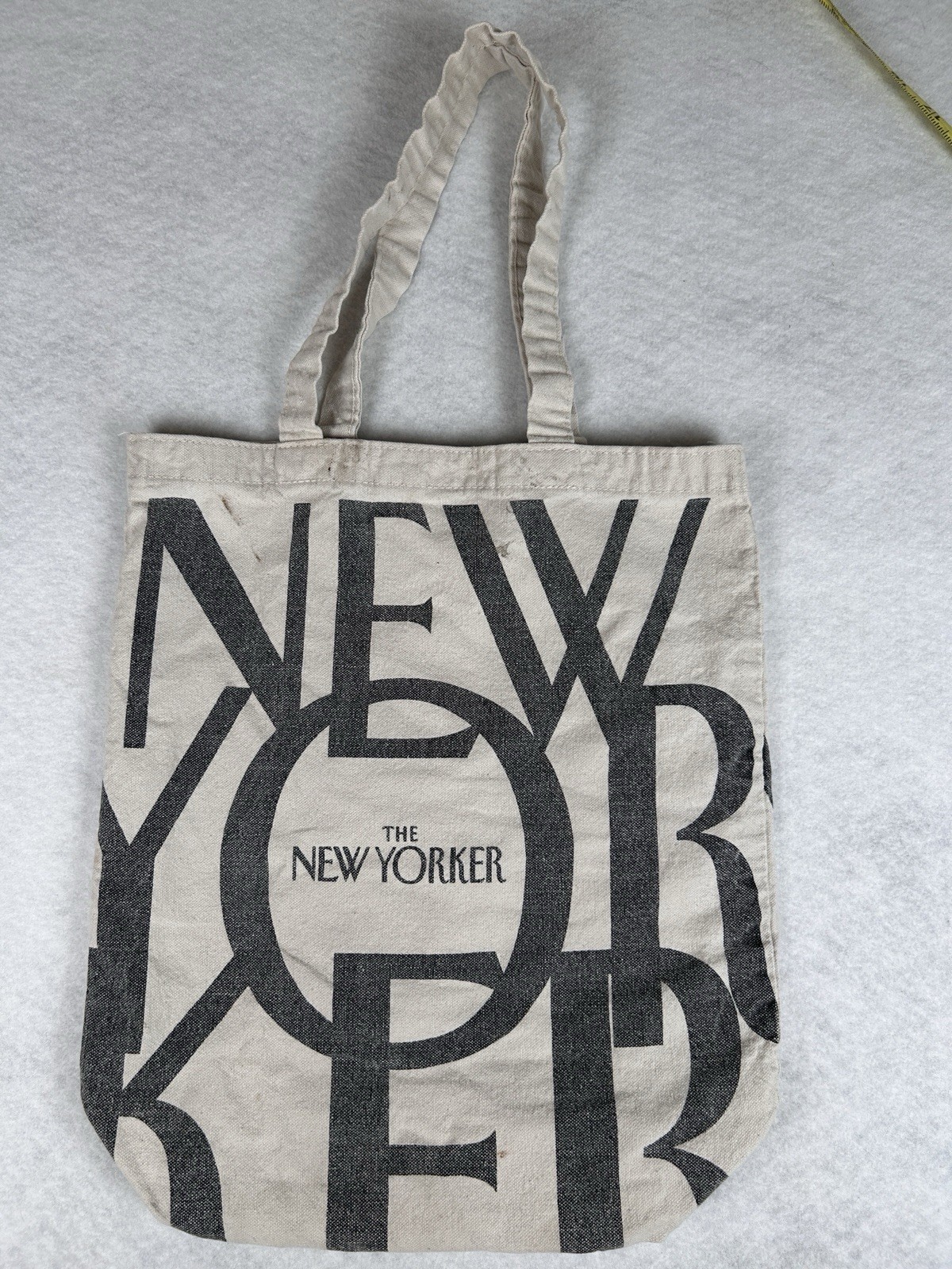 Original New Yorker tote bag faded 13 x 14 Eco-Friendly