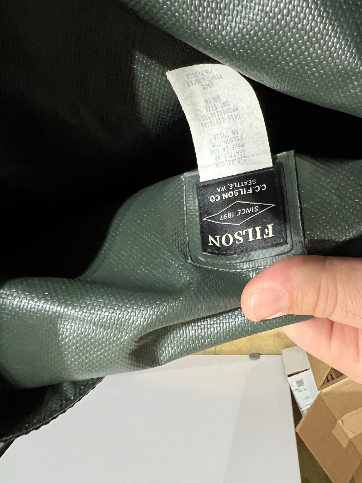 Rare Filson dry bag — small size (~20 liters) — discontinued
