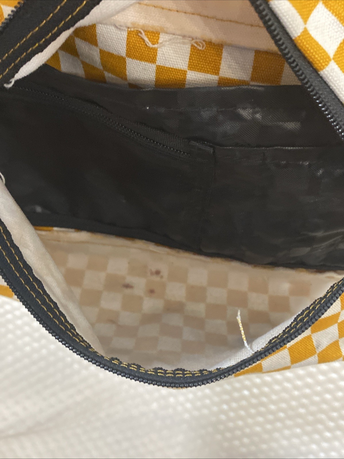 Vans Old Skool Men’s Backpack Classic Orange White Checkerboard Skater GO VOLS