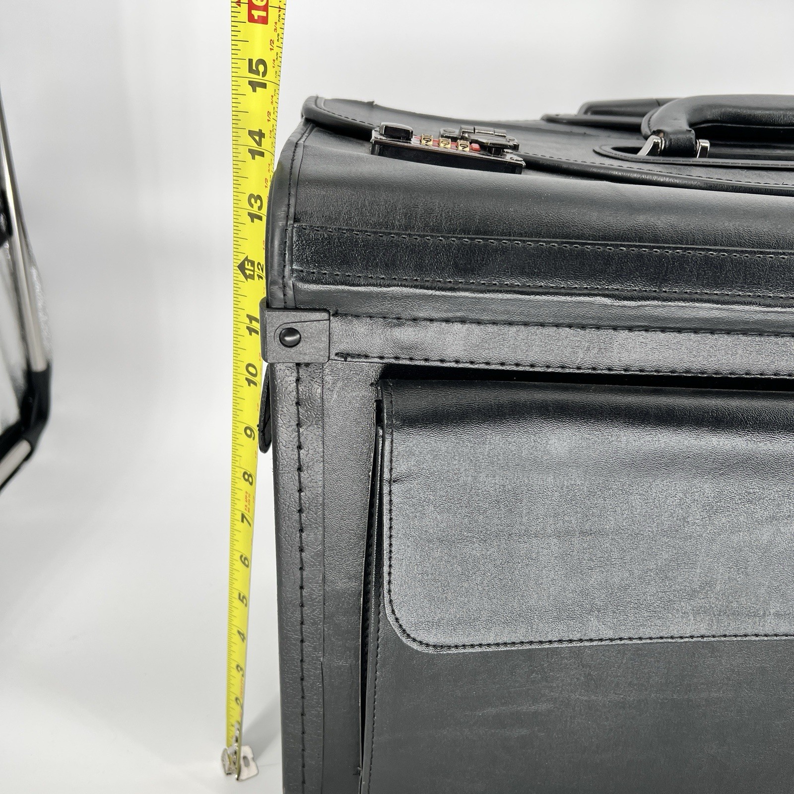 Alpine Swiss 19 Wheeled Briefcase Rolling Case Sales Sample Pilot Lawyer Attache