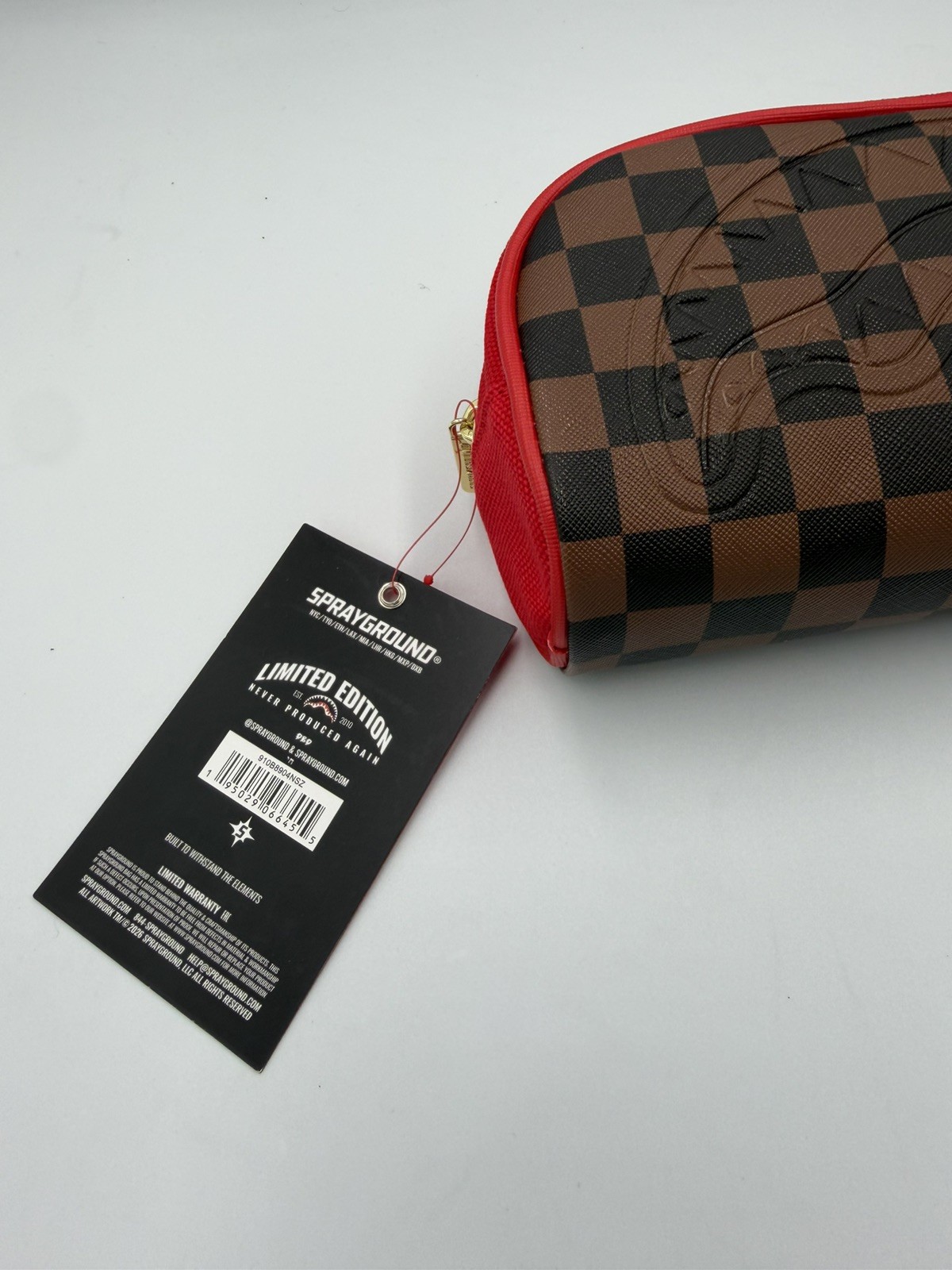 Sprayground KATANA CHECK Boss Pouch