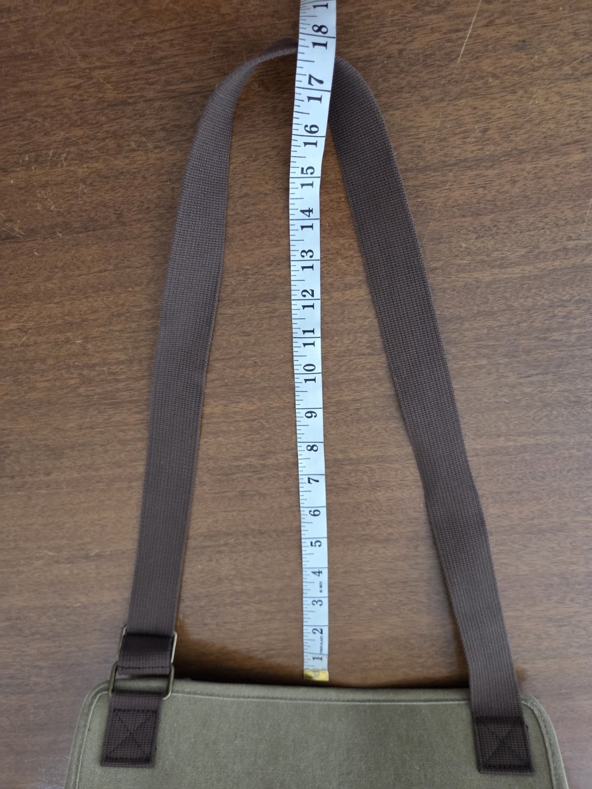 Duluth Trading Co Canvas Laptop Shoulder Tote Messenger Organizer Bag Tan