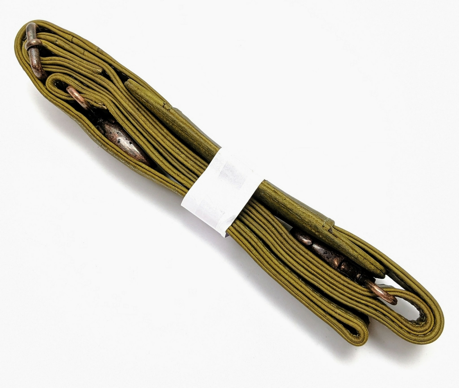 The British Belt Duffle Bag Holkham Milled Olive Weekender Leather for Men’s
