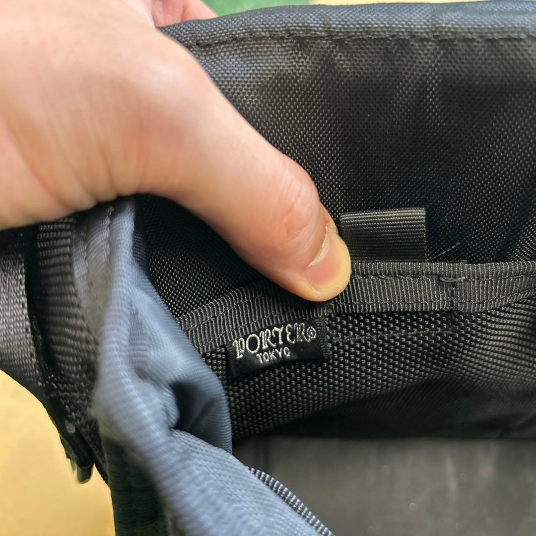 PORTER YOSHIDA HEAT Flap Shoulder Bag Black Japan Authentic