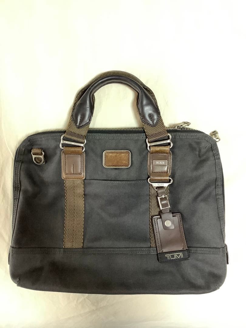 Tumi Alpha Briefcase Gray 40cm x 30cm x 8cm A4 Office Bag