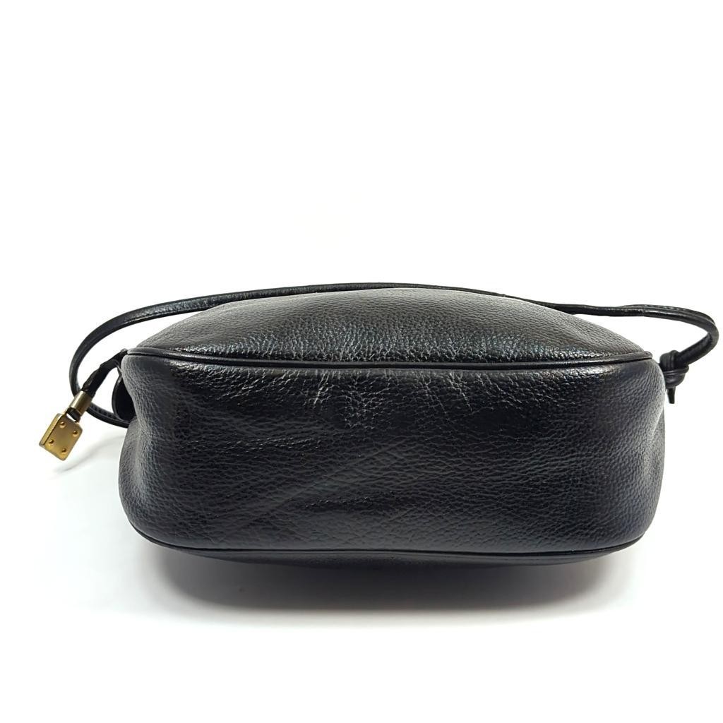 LOEWE Anagram Leather Shoulder Bag Vintage Black