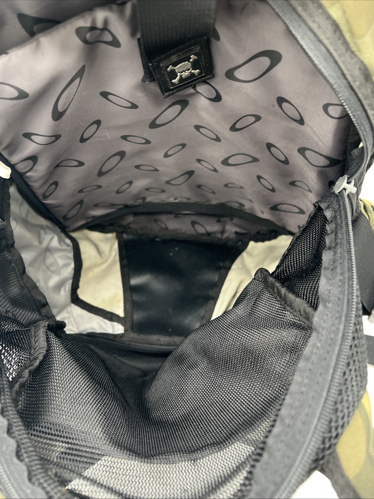 Oakley Icon 3.0 Backpack Large Tactical Gear Bag Y2K Skull Rare Woodland Camo