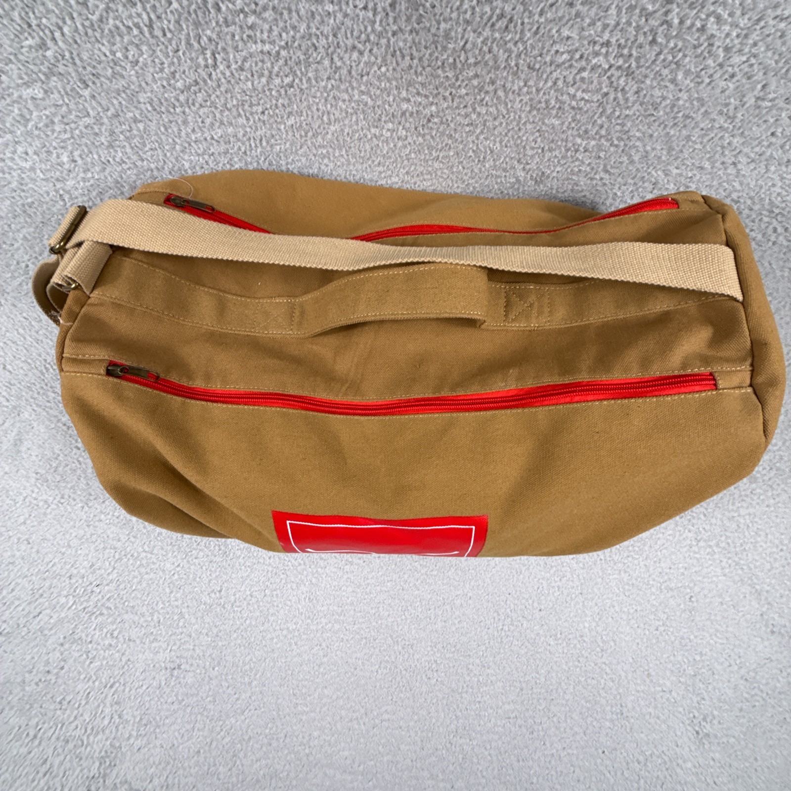 Kimes Ranch Bag Canvas Khaki Large Duffle Travel Western Cowboy Gear Gym Carry
