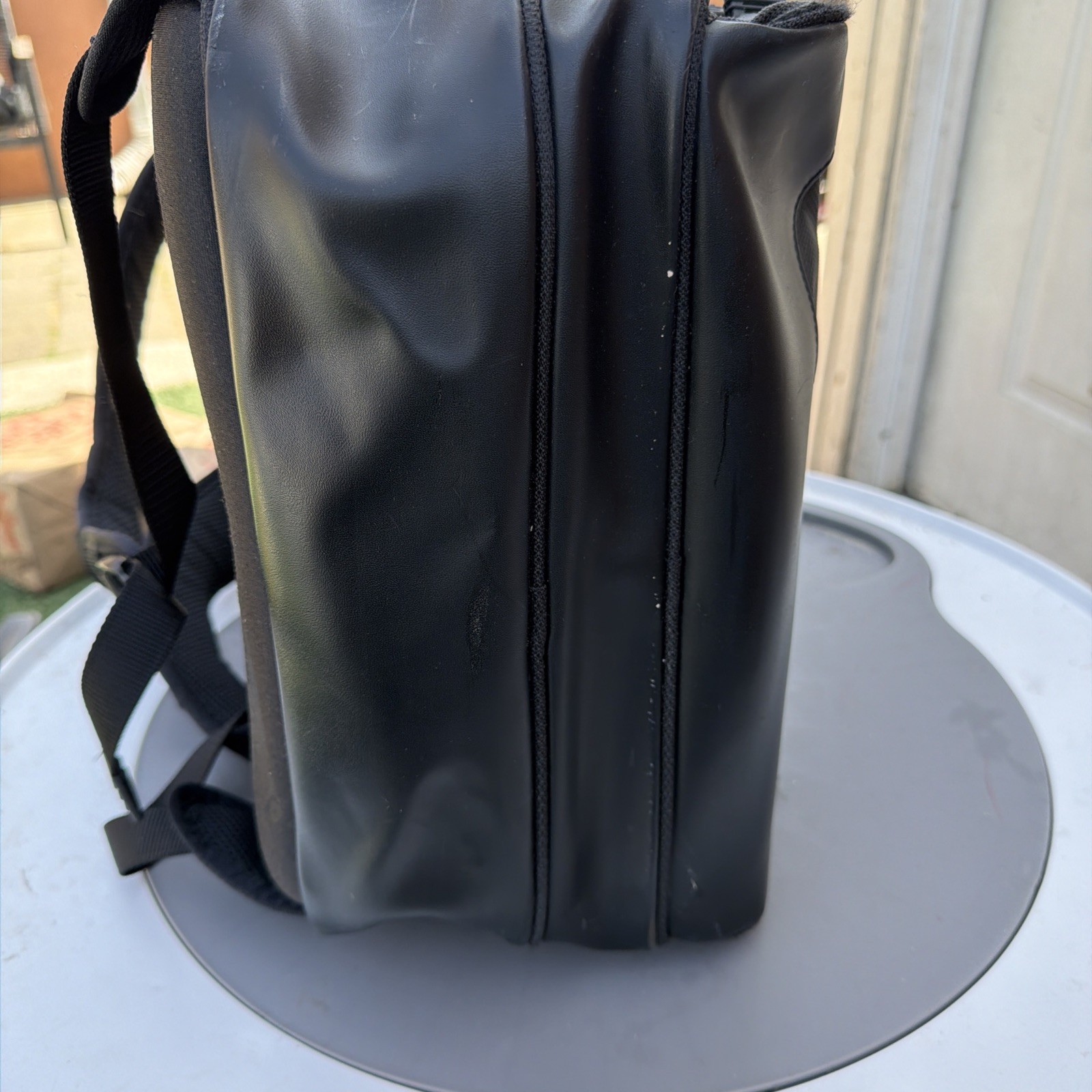 Tumi 541C Black Nylon Laptop Backpack Leather Cushion Rare 100% Authentic!!