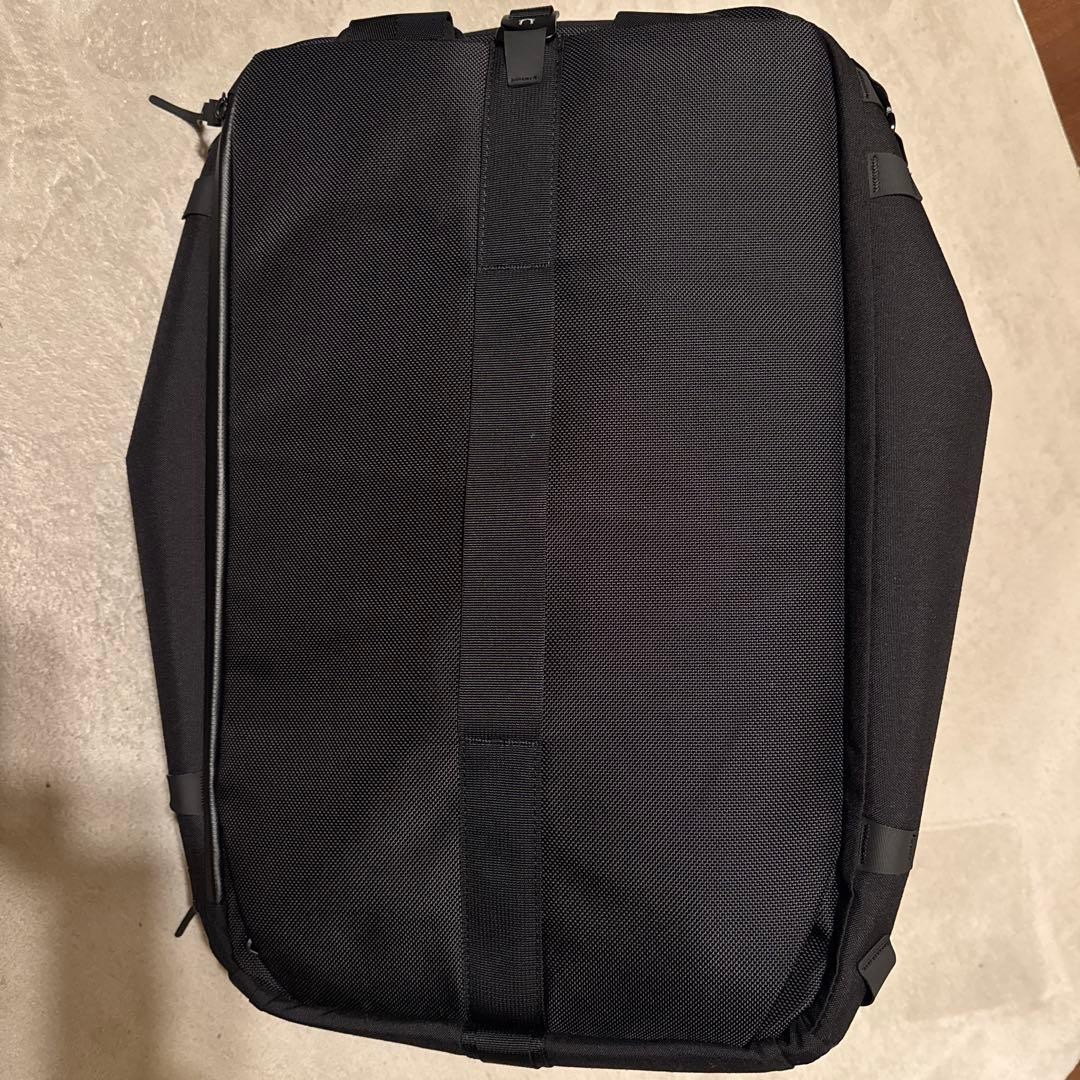 BLACK EMBER DEX45 Duffel Bag Black Water-Resistant Foldable Backpack Reversible
