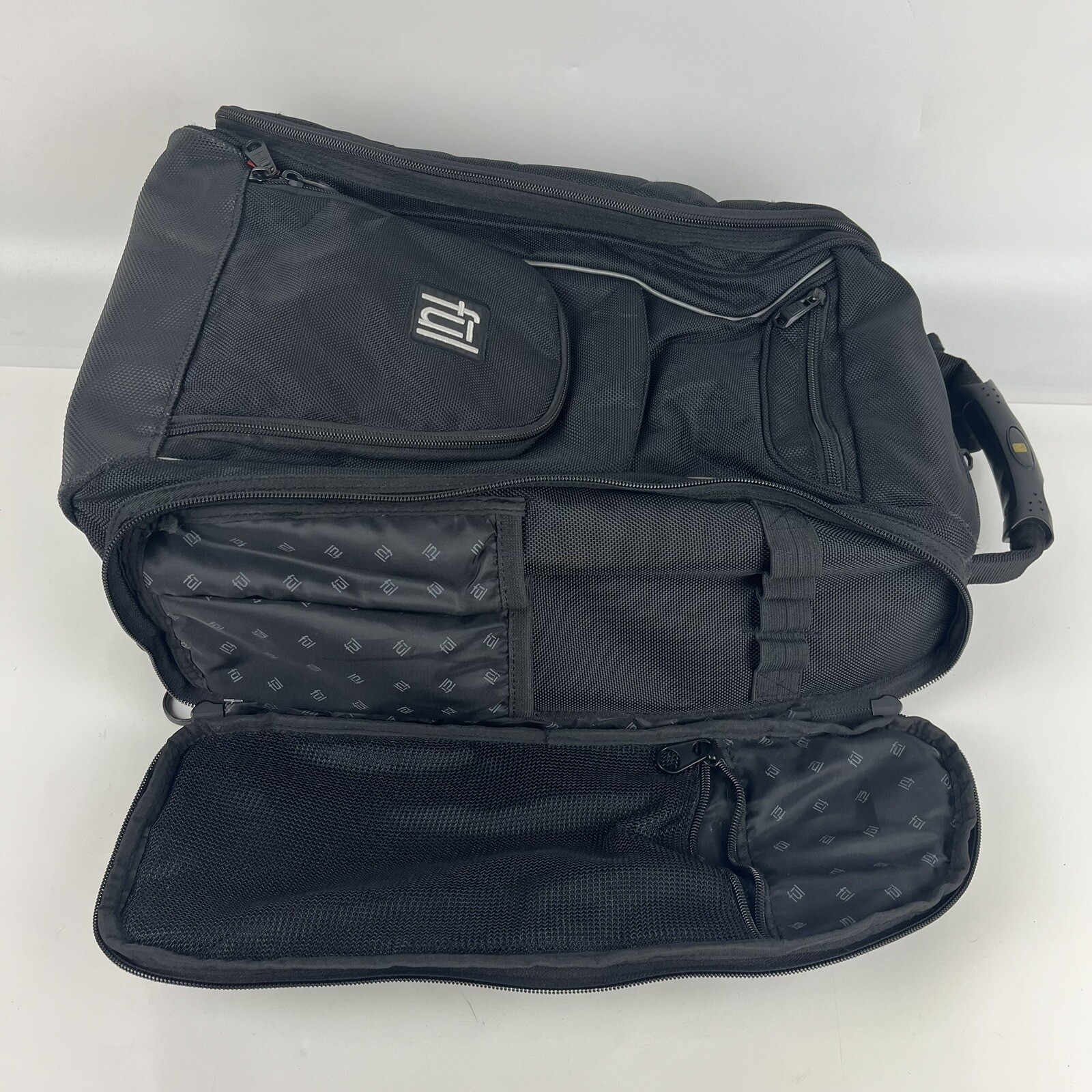 FUL Back Pack Lap Top Audio Pocket Shoulder Straps Padded Back Handle Black