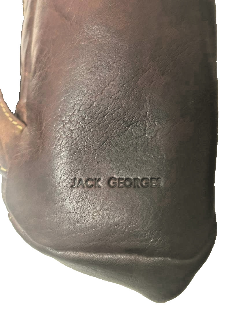 Jack Georges Convertible Backpack Crossbody Voyager Leather Unisex 9×14 Travel