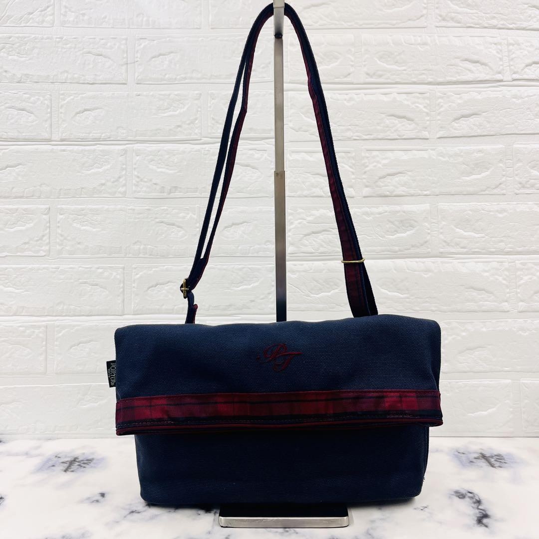 YOSHIDA Bag PORTER Tote Bag Shoulder Bag 2WAY Reversible Navy Japan F/S USED