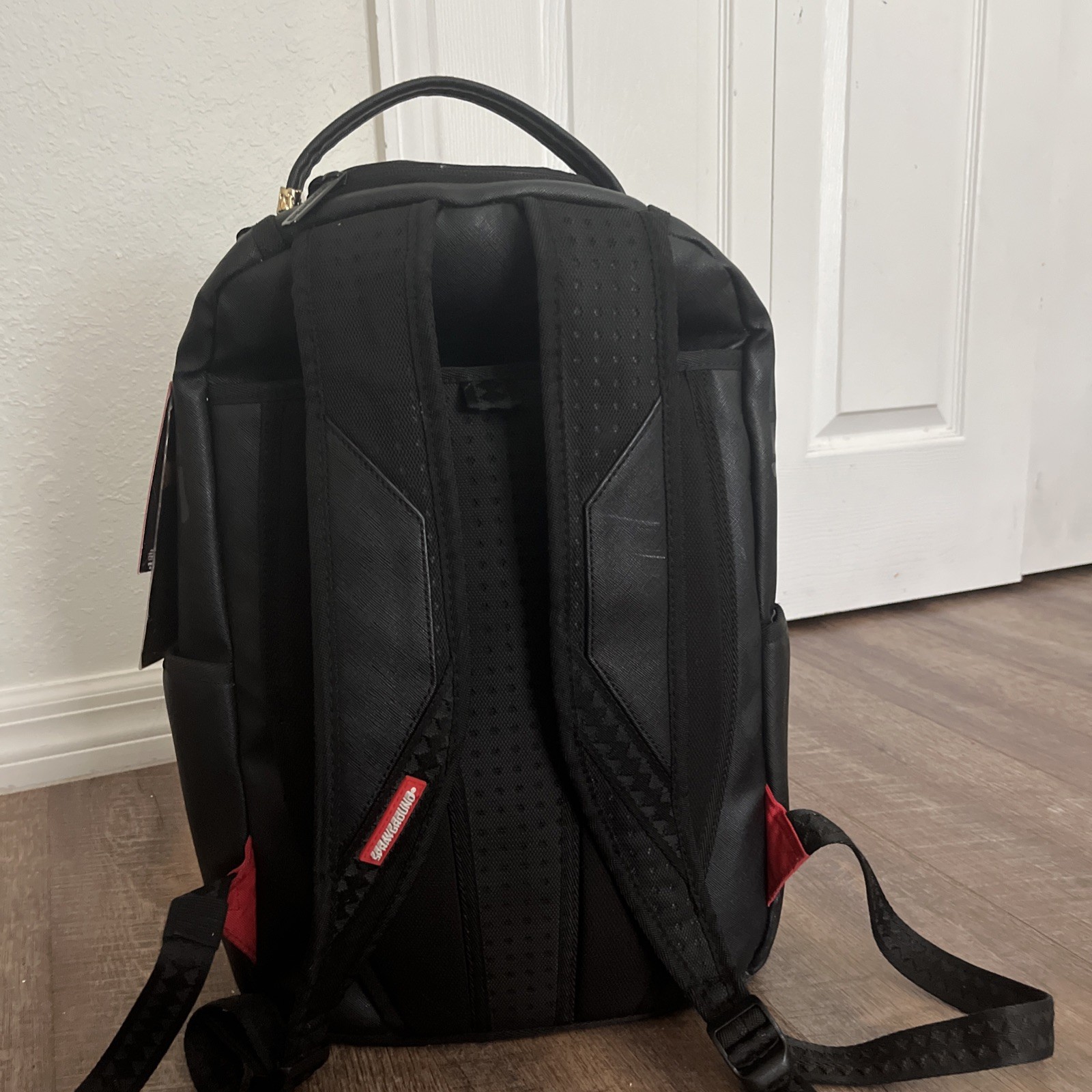 Sprayground Shark Central Infinity Mouth Backpack New Black Bookbag School Bag