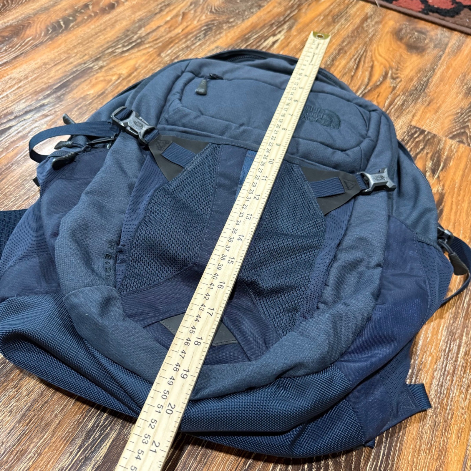 North Face Recon Backpack Navy Blue Laptop Hiking Travel School Bag Flexvent