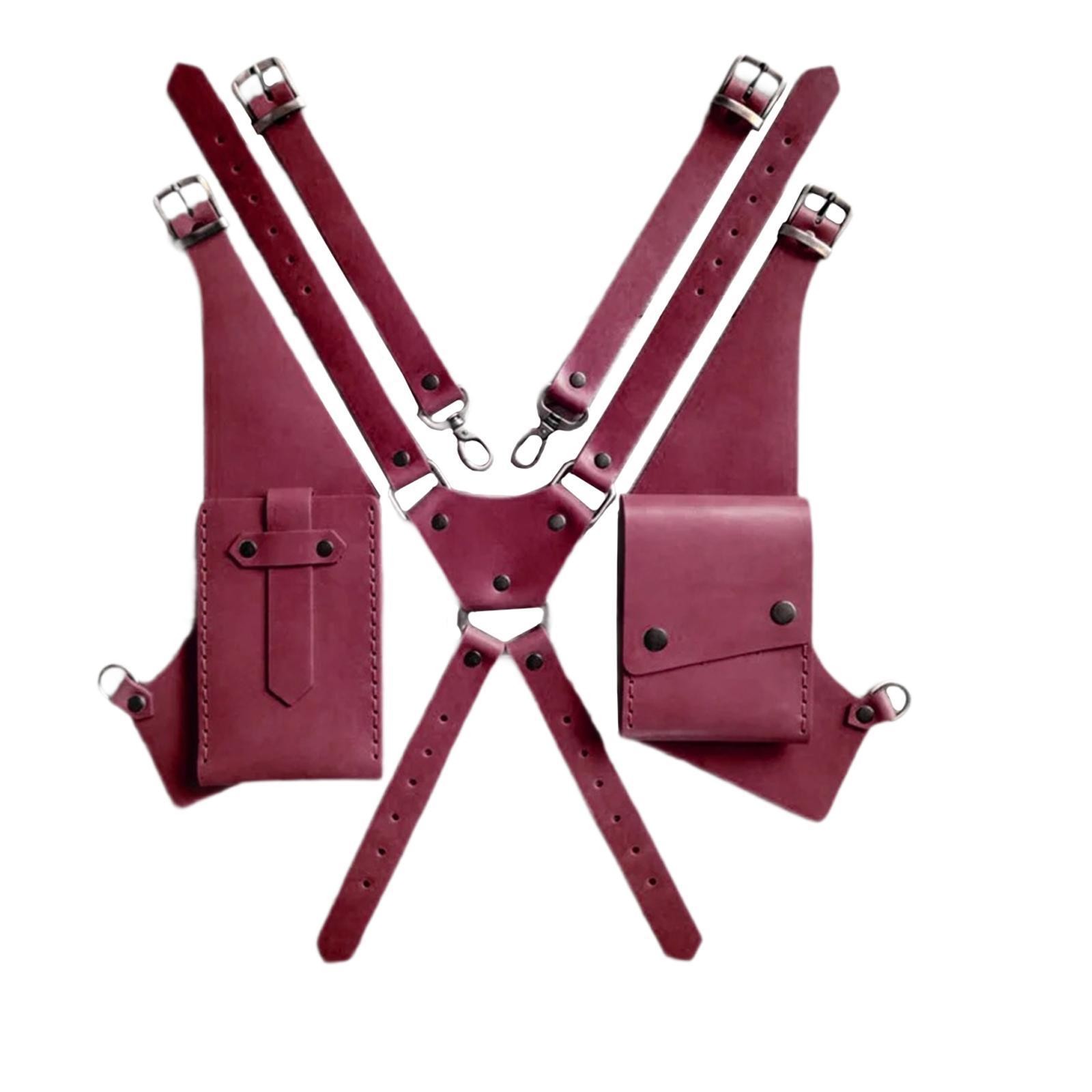 Steampunk Shoulder Harness Bag Pouch