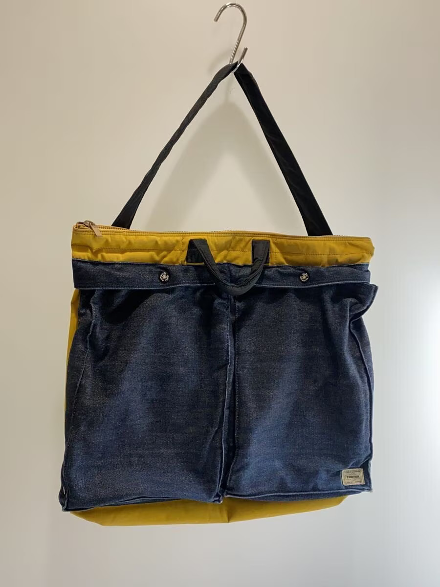 PORTER MACKINTOSH Tote Bag Denim IDG Solid