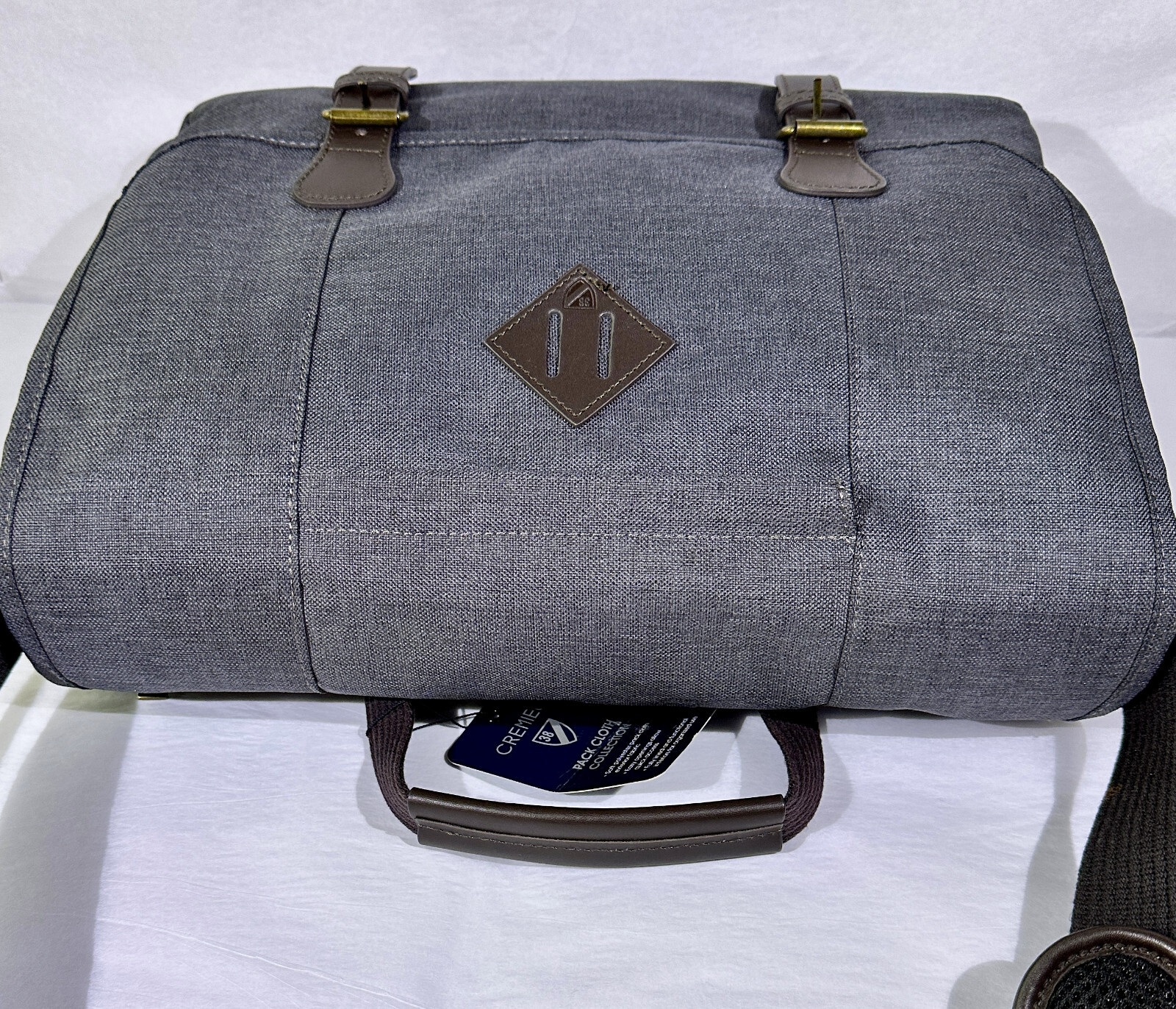 Cremieux Gray Polyester Messenger Bag