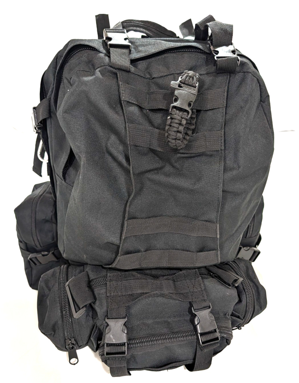 Large Bug Out Tactical Gear Bag Backpack Waist Belt Carry-on Removable Pouches