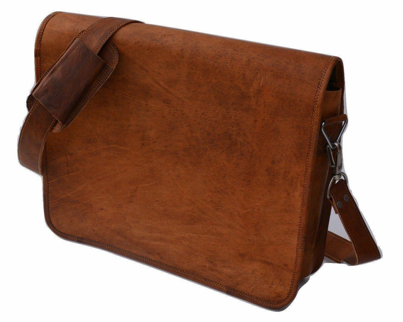 Bag Leather Men Shoulder S Messenger Satchel Crossbody Laptop Travel Handbag New