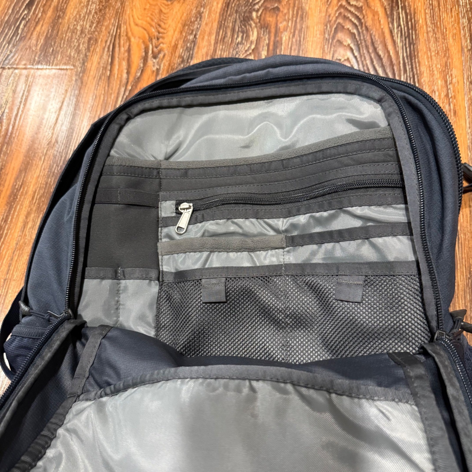 North Face Recon Backpack Navy Blue Laptop Hiking Travel School Bag Flexvent