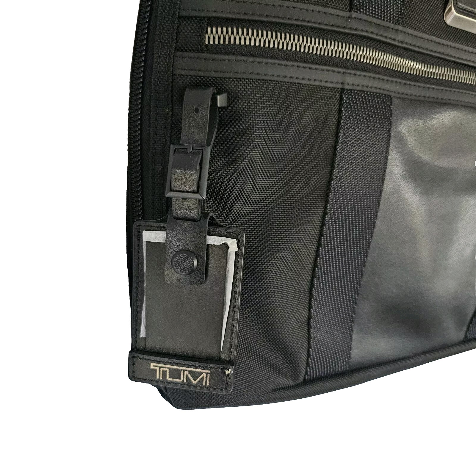 Tumi Alpha Bravo Ballistic Charleston Compact Briefcase Laptop Bag No Strap